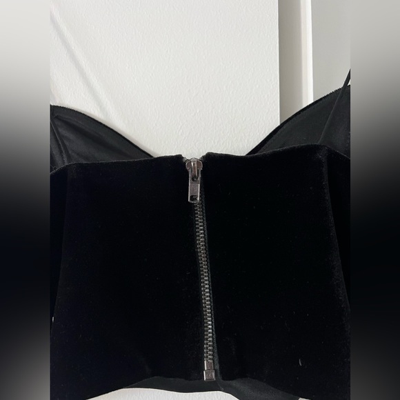 Corset suede crop top/ bralette - Picture 6 of 8